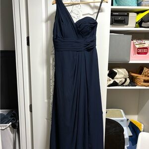 Bill Levkoff Blue Sleeveless Gown for Weddings